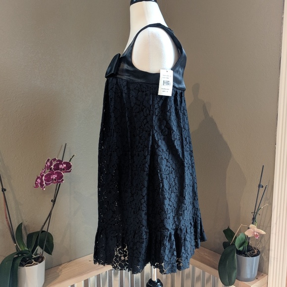 🛍️SOLD🛍️ Zinc black lace overlay babydoll dress - Picture 2 of 8